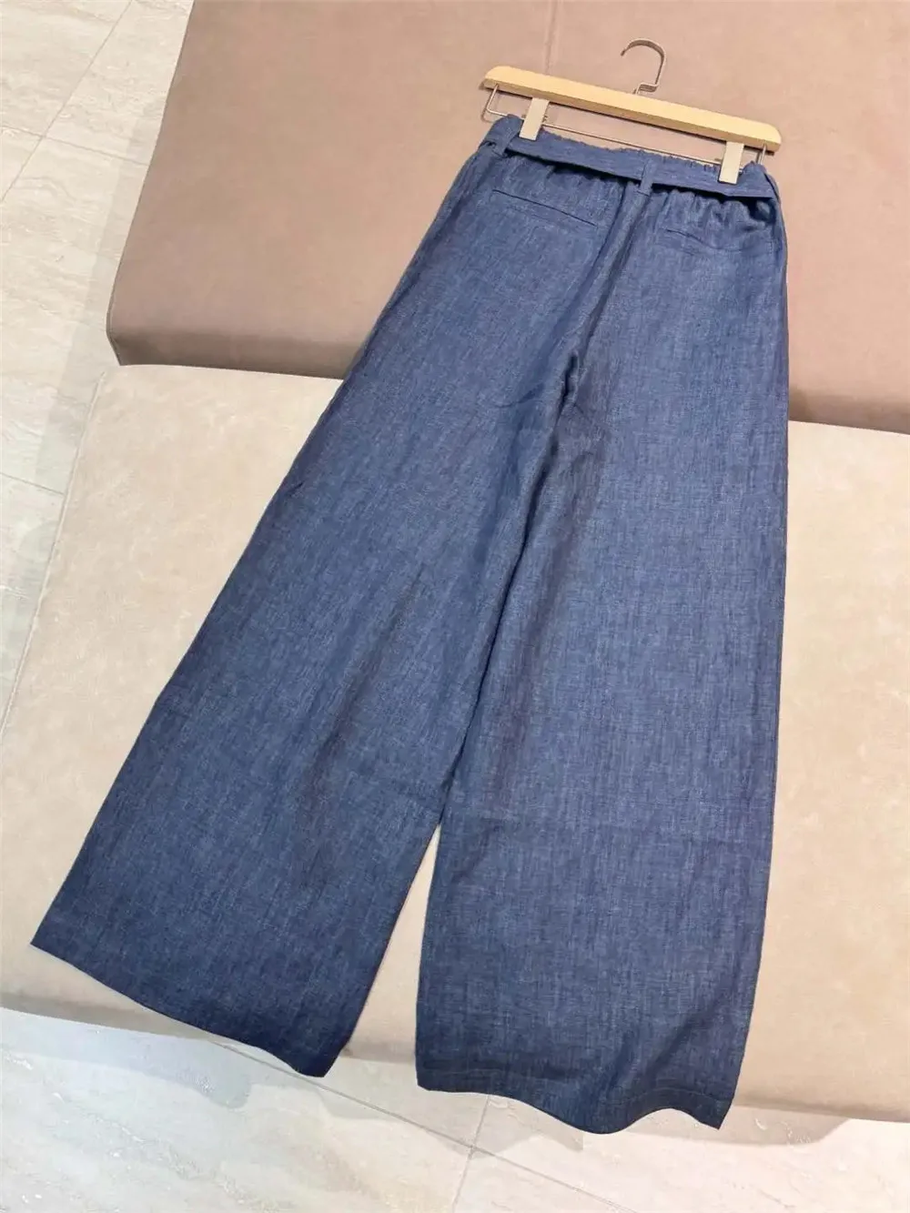 Women's Pants 2025 Spring Summer High Waist Straight Wide Leg Trousers