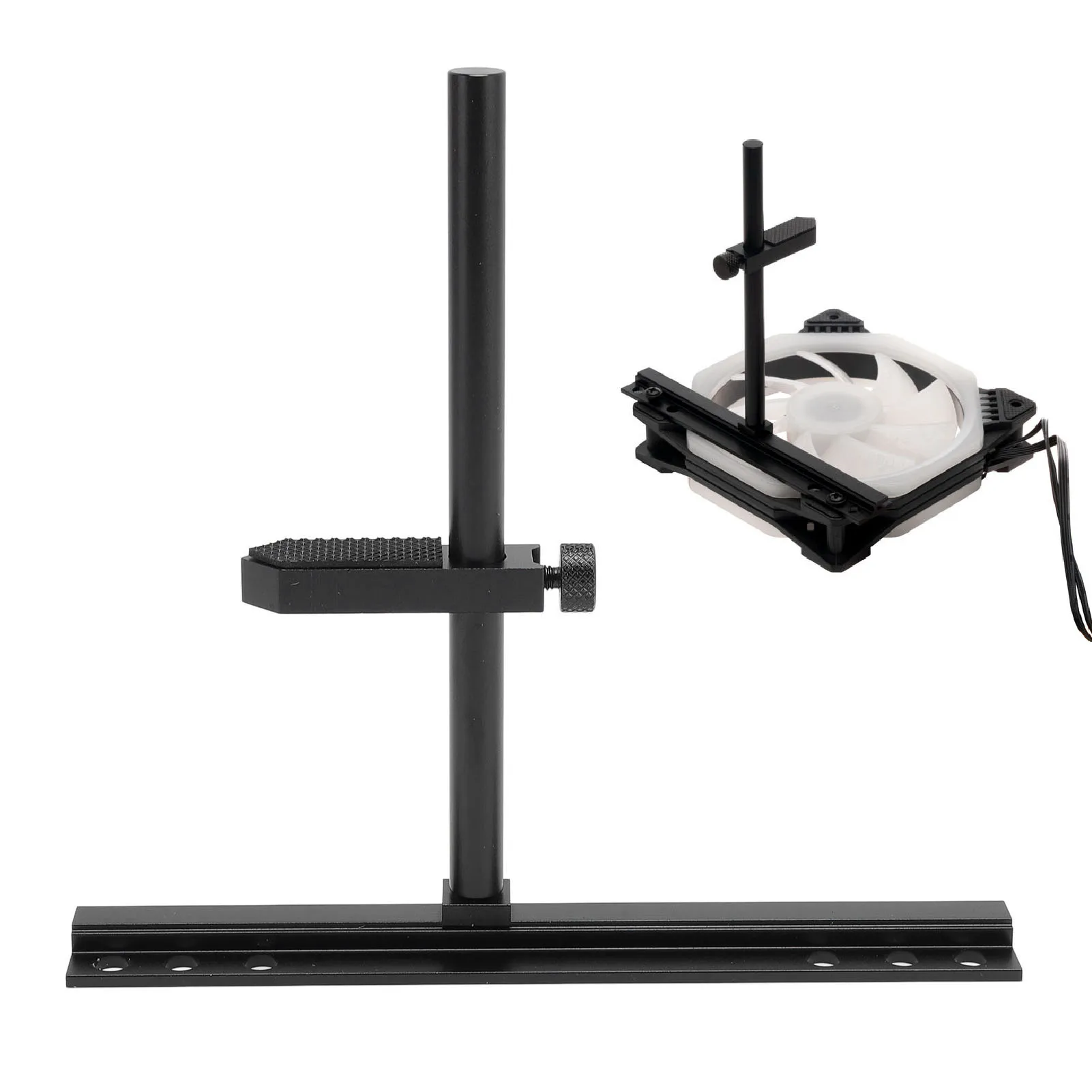 

Кронштейн для поддержки графического процессора Регулируемая подставка для графического процессора с защитой от провисания Держатель для видеокарты из алюминиевого сплава Кронштейн для вентиляторов 9 см 12 см 14 см