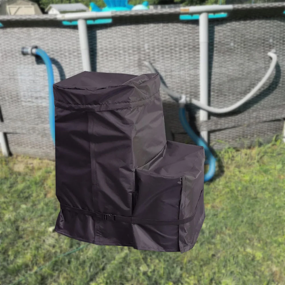 

Sand Filter Pump Cover 33x24x33.8in Anti-Uv Above Ground Pool Pump Cover Oxford Fabric Pool Filter Cover For Pool Sand Filter