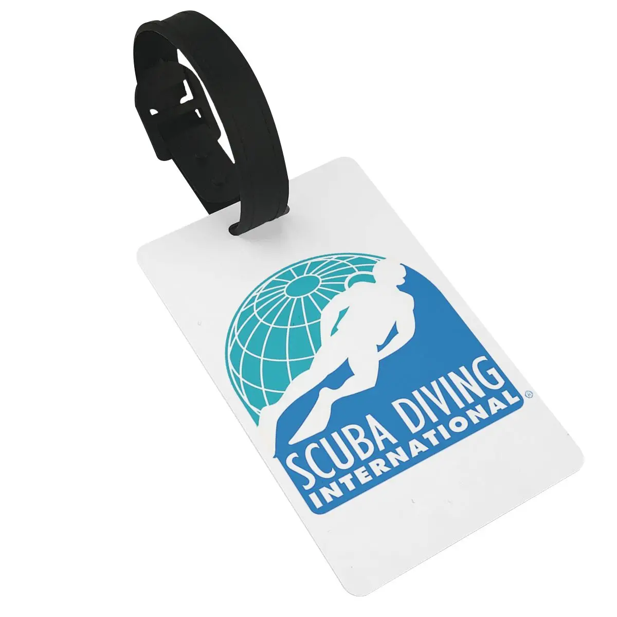 Scuba Diving International (SDI)- Official Logo Luggage Tags Suitcase Baggage Boarding Tag Portable Label Holder ID Name Address