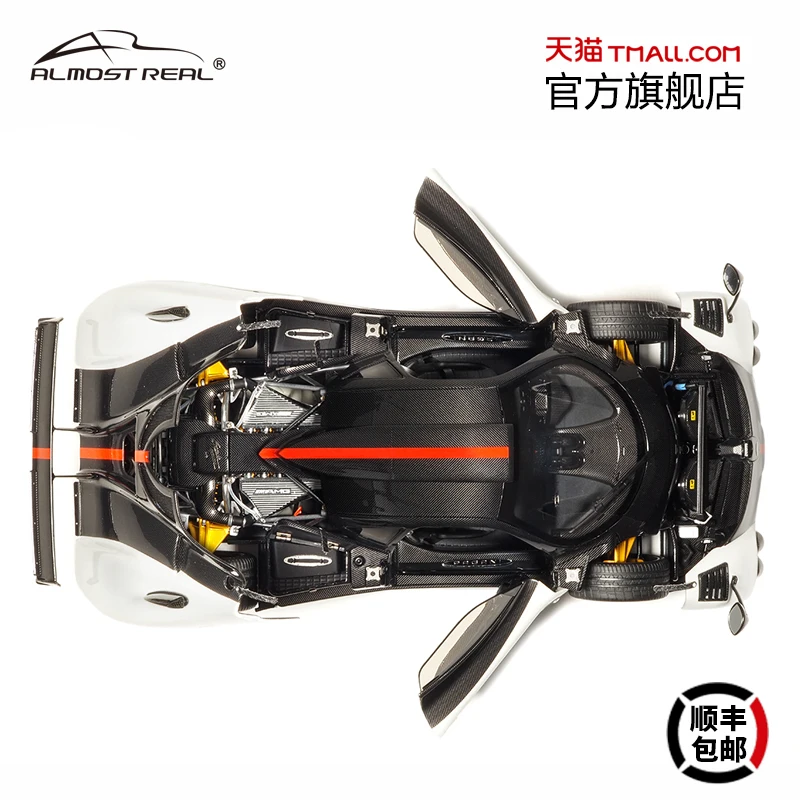 1:18 Pagani Zonda Cinque full open model, alloy static miniaturized car fashion play model,adult advanced collection decoration.