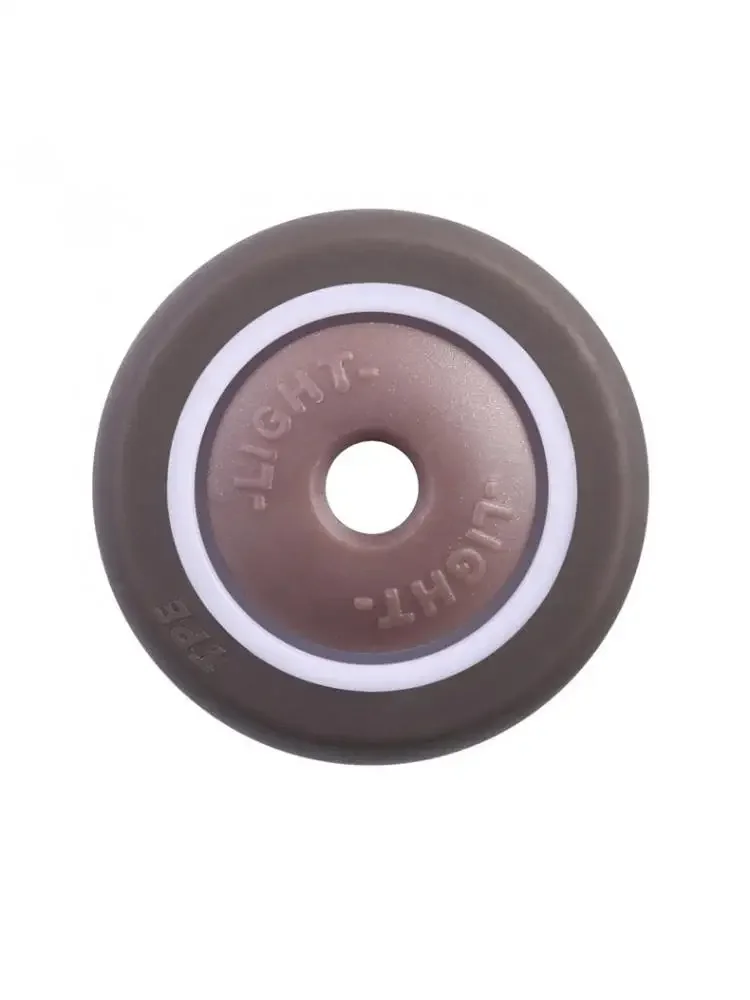 Rodízio de 1.5 polegadas tpe com rolamento, peça de rodinha única diâmetro 38x17