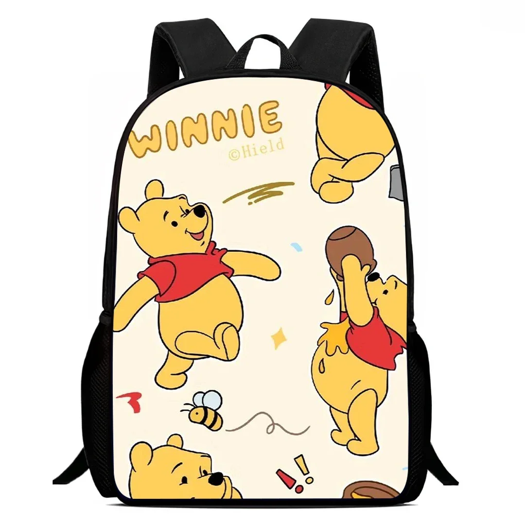 

Mochila School Backpack,Cartoon Winnie the Pooh School Bags for Girls Boys,Durable &Light Weight Kids Bags for Kindergarteen