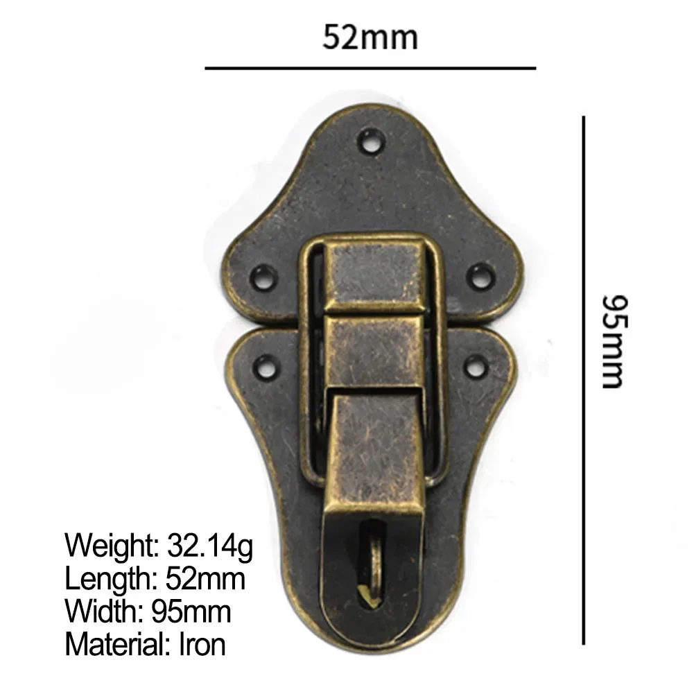 Wooden Box Case Toggle Latch Suitcase Hasp Door Closer For Jewellery Memory Lock Box Cupboard Furniture Hardware Clasps