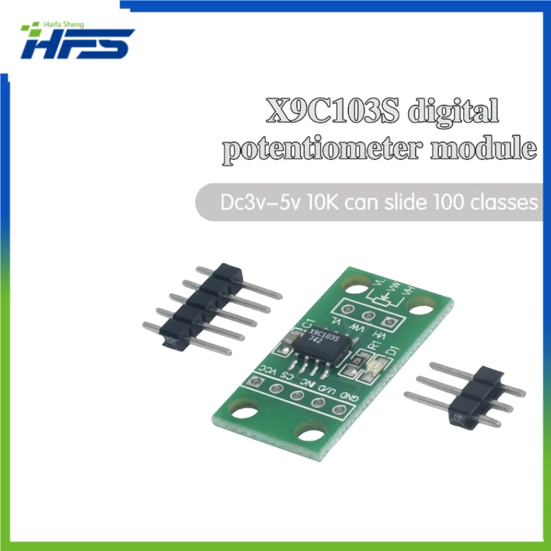 

X9C103S Digital Potentiometer Board Module DC3V-5V for Arduino