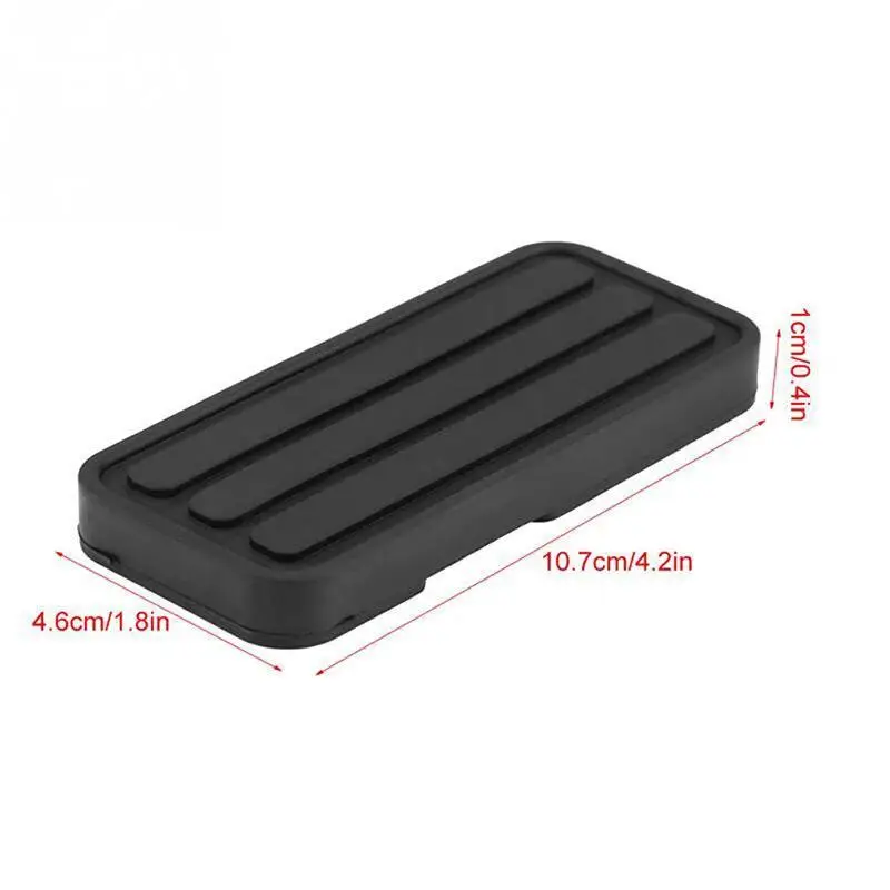 Car Pedal Pad Non Scratch Leather Rubber Anti Slip Protector for Clutch Accelerator Brake Easy to Replace Auto Spare Part