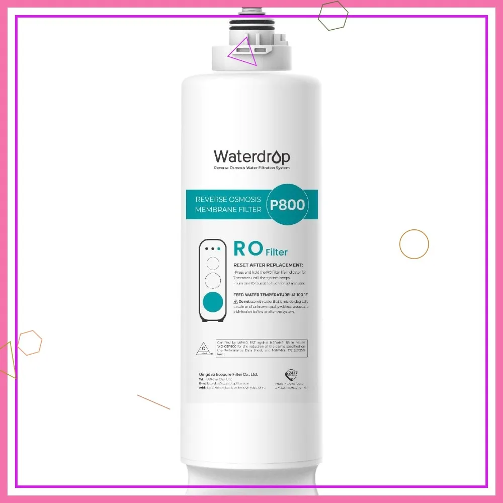 

Replacement RO Filter for Tankless Systems, Reduces PFAS, 2-Year Life