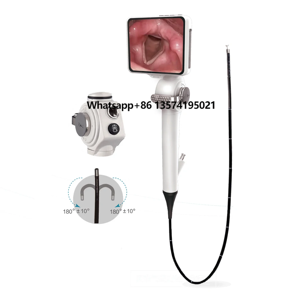 Camjoy Medical Electronic Bronchoscope, High-Resolution Video Endoscope for Lung Inspection and Bronchial Procedures