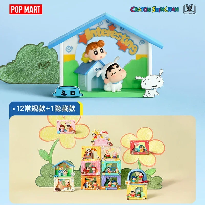 

POP MART Crayon ShinChan Inner Child Theater Series Mystery Figurine Blind Box Home Decor Ornament Genuine Toy Guess Bag