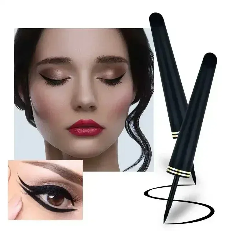 Penna per Eyeliner ad alto pigmento ad asciugatura rapida opaca Eyeliner liquido nero matita per occhi impermeabile a lunga durata strumenti per il trucco degli occhi