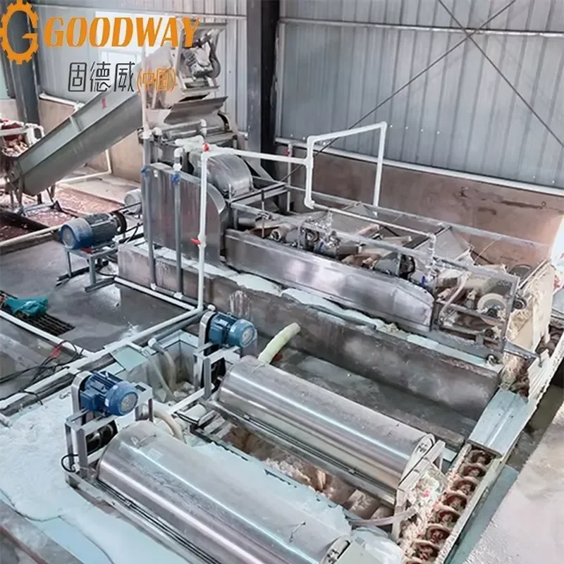 Recycling Machine 2026 Goodway Cassava Starch Processing Machine Ligne De Production Amidon De Manioc