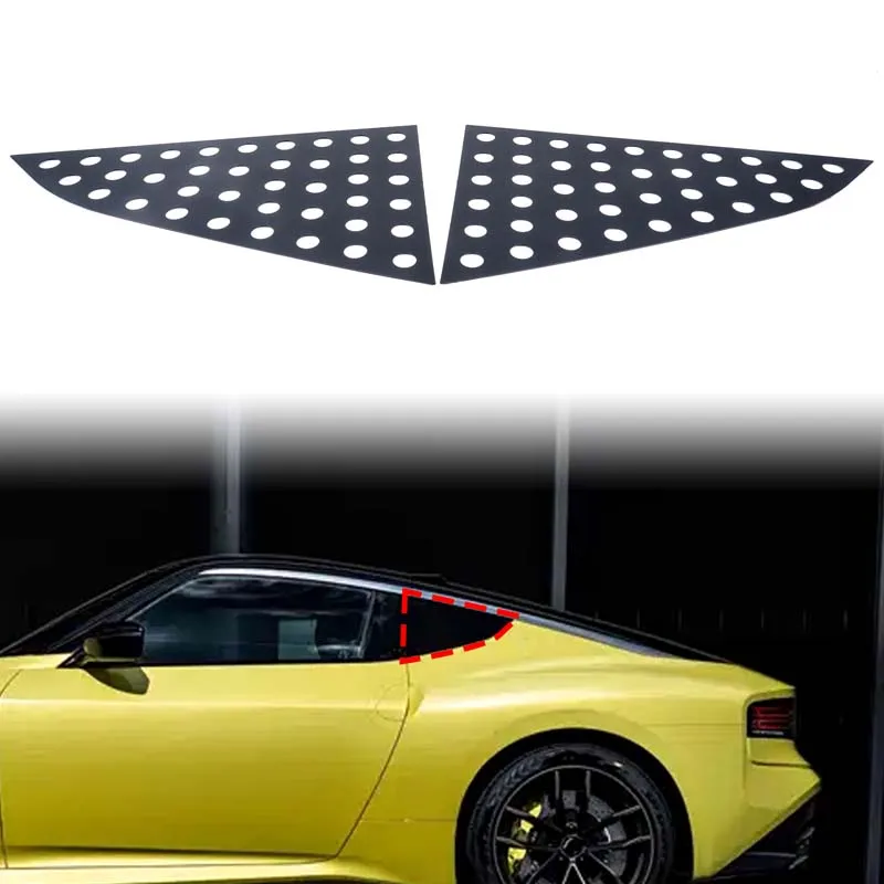 

Для Nissan 400Z 2021-2024 заднее треугольное окно сотовая панель заднее окно автомобиля треугольная декоративная панель автомобильные аксессуары