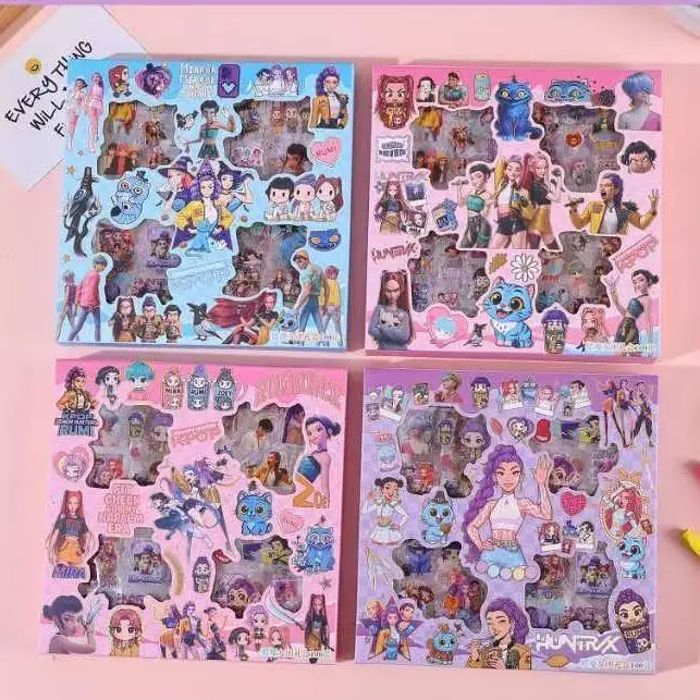 شيطان الصيادين Guka Devil 100 قطعة من المواد الزخرفية الشفافة للحيوانات الأليفة ملصق يدوي الصنع لتزيين القرطاسية المكتبية واللوازم