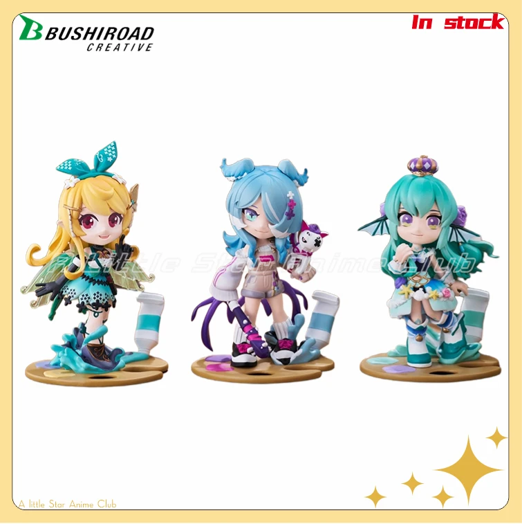 

In Stock Original Bushiroad Creative PalVerse Palé NIJISANJI Finana Ryugu/Pomu Rainpuff/Elira Pendora Animation Figure Model