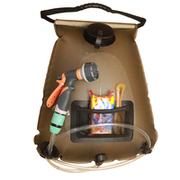 Cross-border Hot Sale Outdoor Camping Bath Water Bag Portable Shower Bag 20L Camping Shower Bath Water Bagcustom