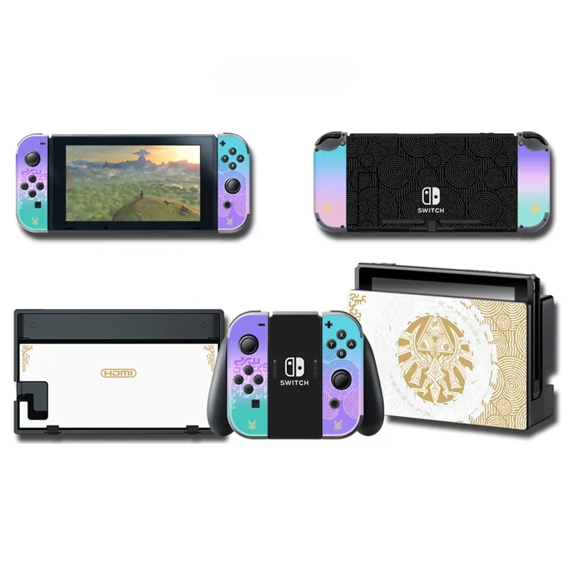Zelda Tears of The Kingdom Limited Console Skin Sticker voor Nintendo Switch OLED NS Joy-con Controller Dock Switch Accessoires