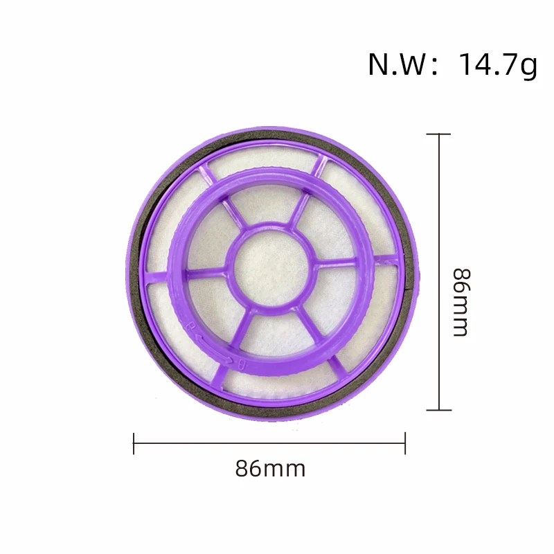 Filter Hepa untuk PUPPYOO D-526 WP526 Kit suku cadang tambahan pengganti Aksesori penyedot debu Robot