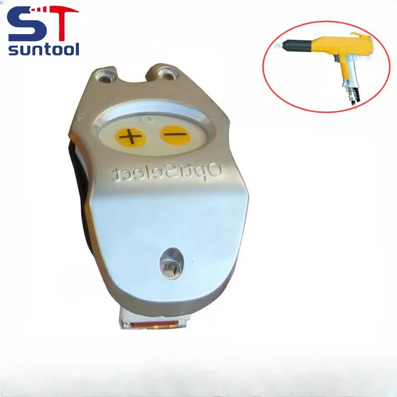 Suntool pistol semprot bubuk elektrostatis, 1000617 penutup belakang cocok untuk Optiselect GM02 pistol semprot