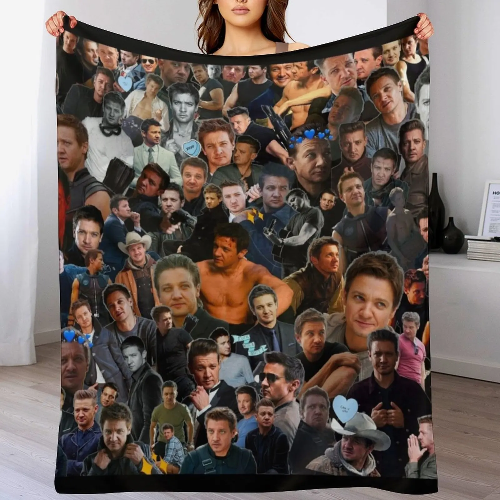 

Jeremy Throw Blanket Cozy Light Blanket for Travel Camping Picnic