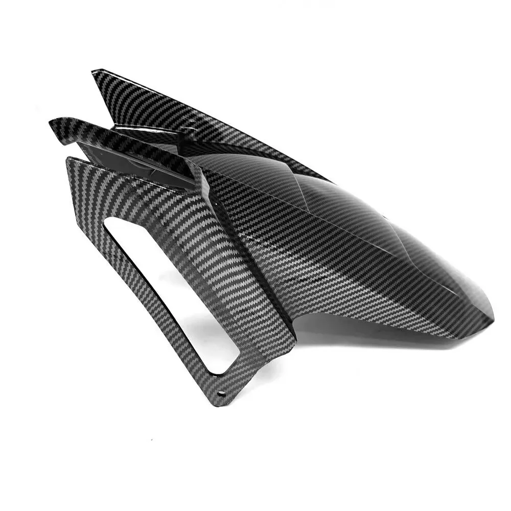 

Hydro Dipped Carbon Fiber Finish Rear Tire Hugger Splash Guard Fender Fairing Cover For KAWASAKI NINJA ZX6R 2003 2004