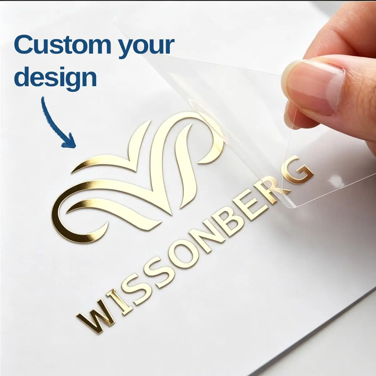 Maßgefertigte 3D-UV-DTF-Aufkleber Personalisierte Metallische Logo-Kristall-Transferaufkleber Wasserdicht für Geschenkboxen, Glas- und Holzverpackungen