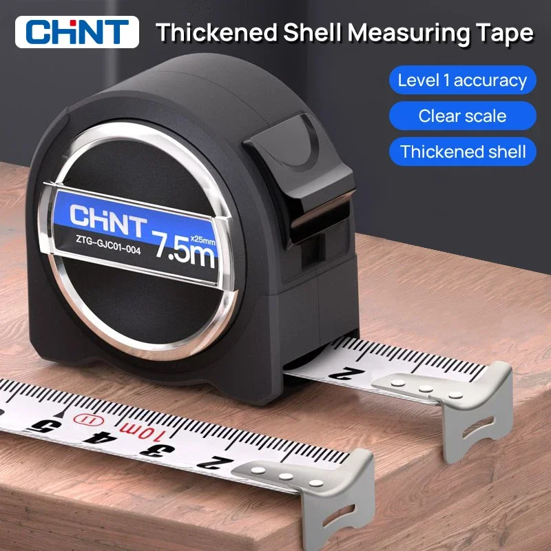 3/5/7.5/10M Fluorescent Steel Tape Measure Self-lock Wear-resistant Metric Scale Measuring Tape Woodworking Ruler Tools