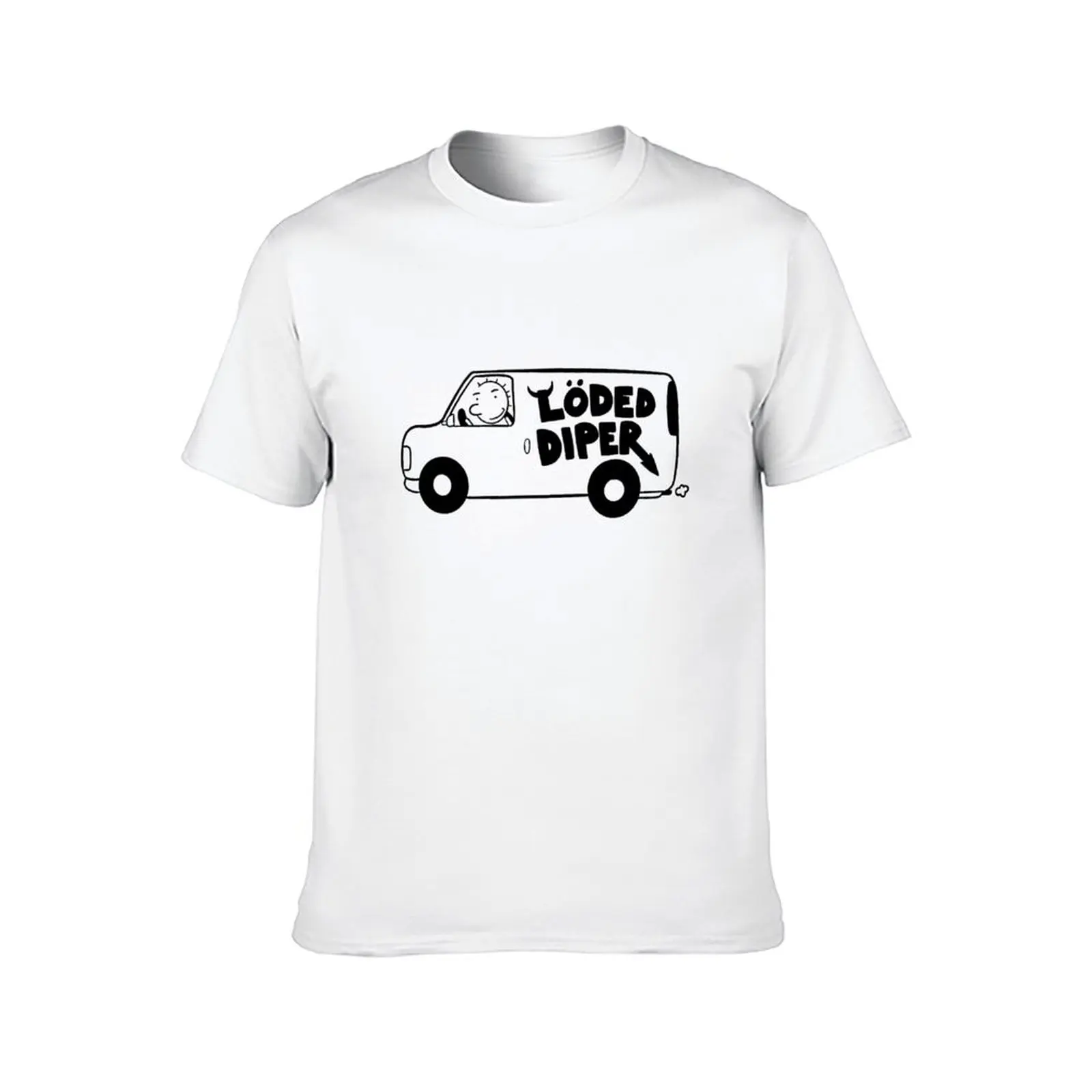 Loded diper van T-Shirt oversized heavyweights tops anime stuff anime shirts men