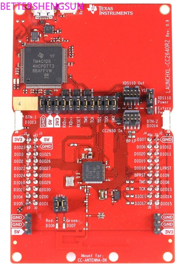 Original LAUNCHXL-CC2640R2 CC2640R2F BLE Wireless Development Kit Support BLE Mesh Bluetooth Low Energy Development Board