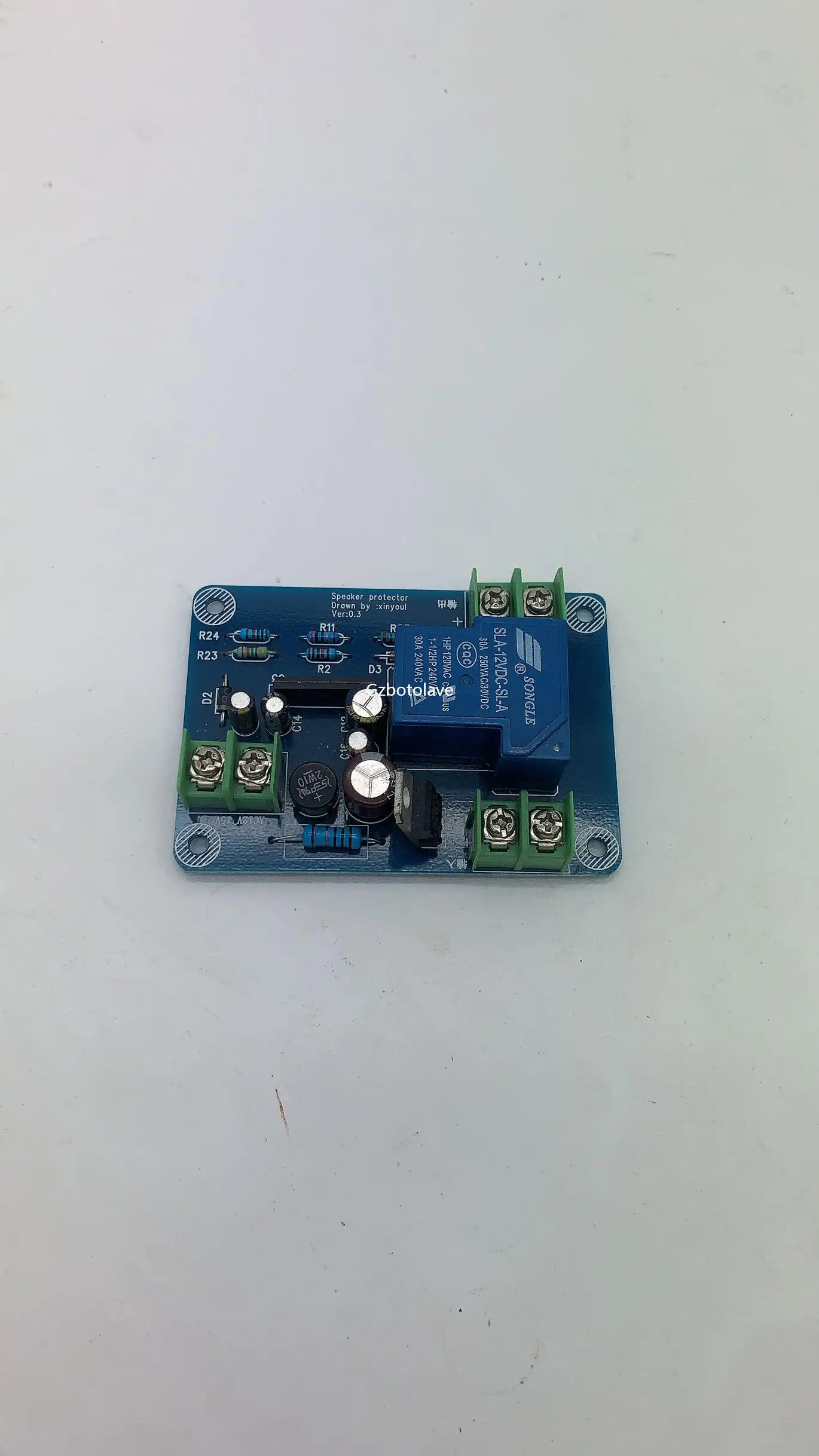 upc1237 large current speaker protection board