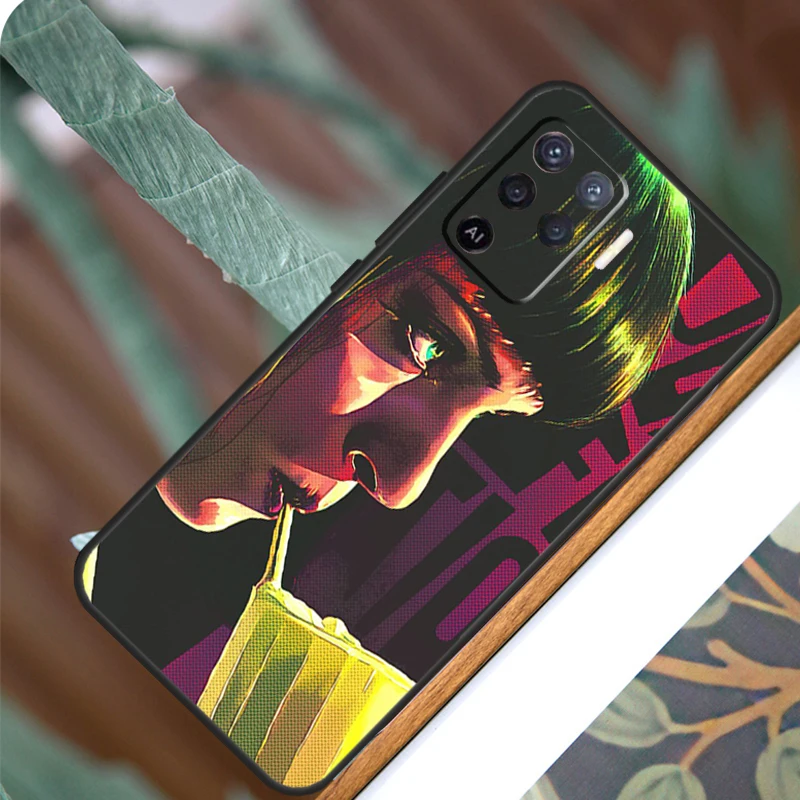 Mia Pulp Fiction For OPPO A17 A16 A15 A79 A58 A78 A98 A74 A94 A77 A5 A9 A96 A76 A52 A72 A53S A54S A57S Case