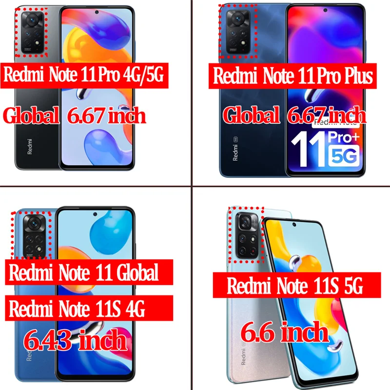 redmi note 12 pro plus 9H Tempered Glass For xiaomi redmi note 12 pro 5g Pelicula de Vidro Redmi Note 11 Pro 10 11 S Film