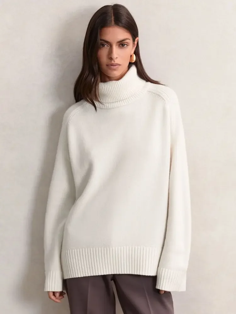 2026 autumn and winter new turtleneck sweater women's knitted sweater