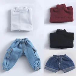 New ob11 doll clothes sleeveless t-shirt or Pants for obitsu 11, molly, gsc, p9,YMY BJD Doll Accessories