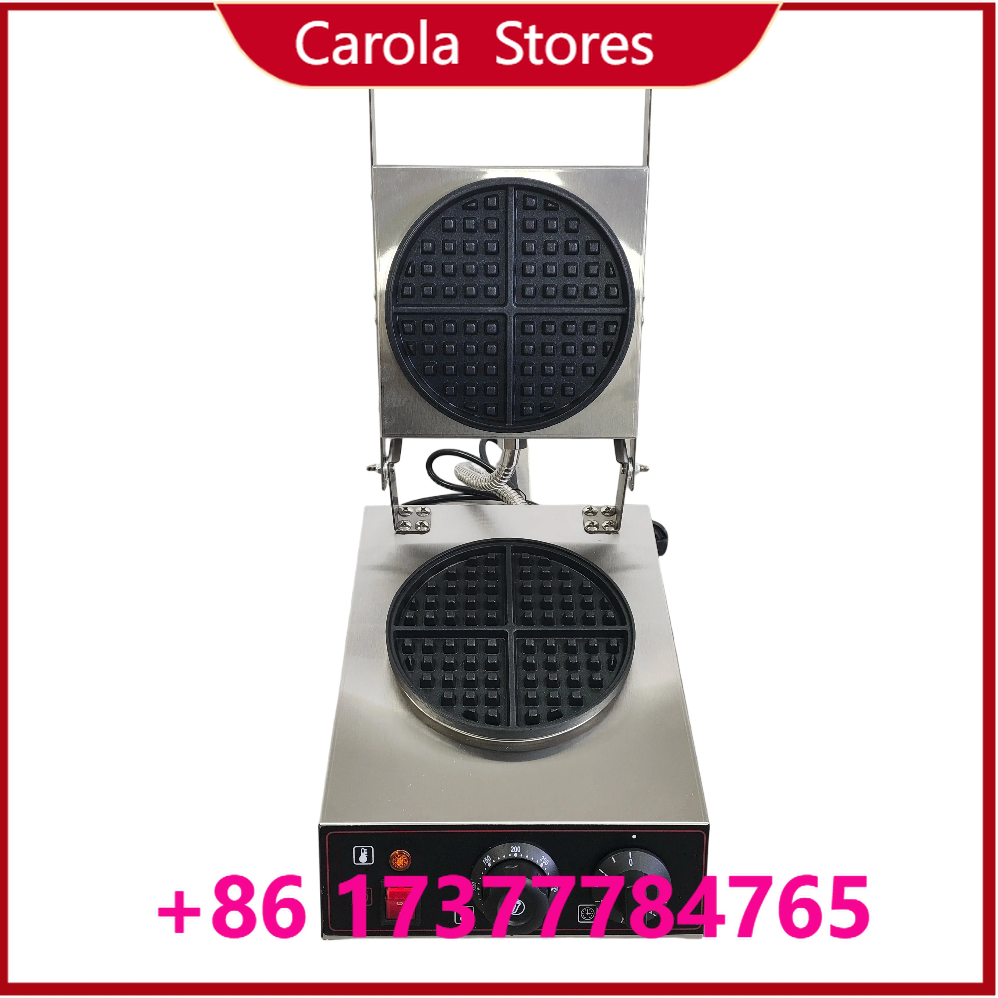 Commercial Ice Cream Waffle Cone Maker Non-Stick Stainless Steel High Productivity Food Tool for Restaurant