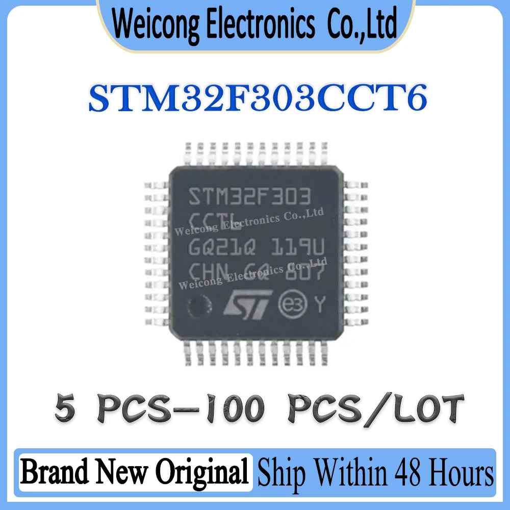 

New STM32F303CCT6 STM32F303CCT STM32F303CC STM32F303C STM32F303 STM32F STM32 STM IC MCU Chip LQFP-48