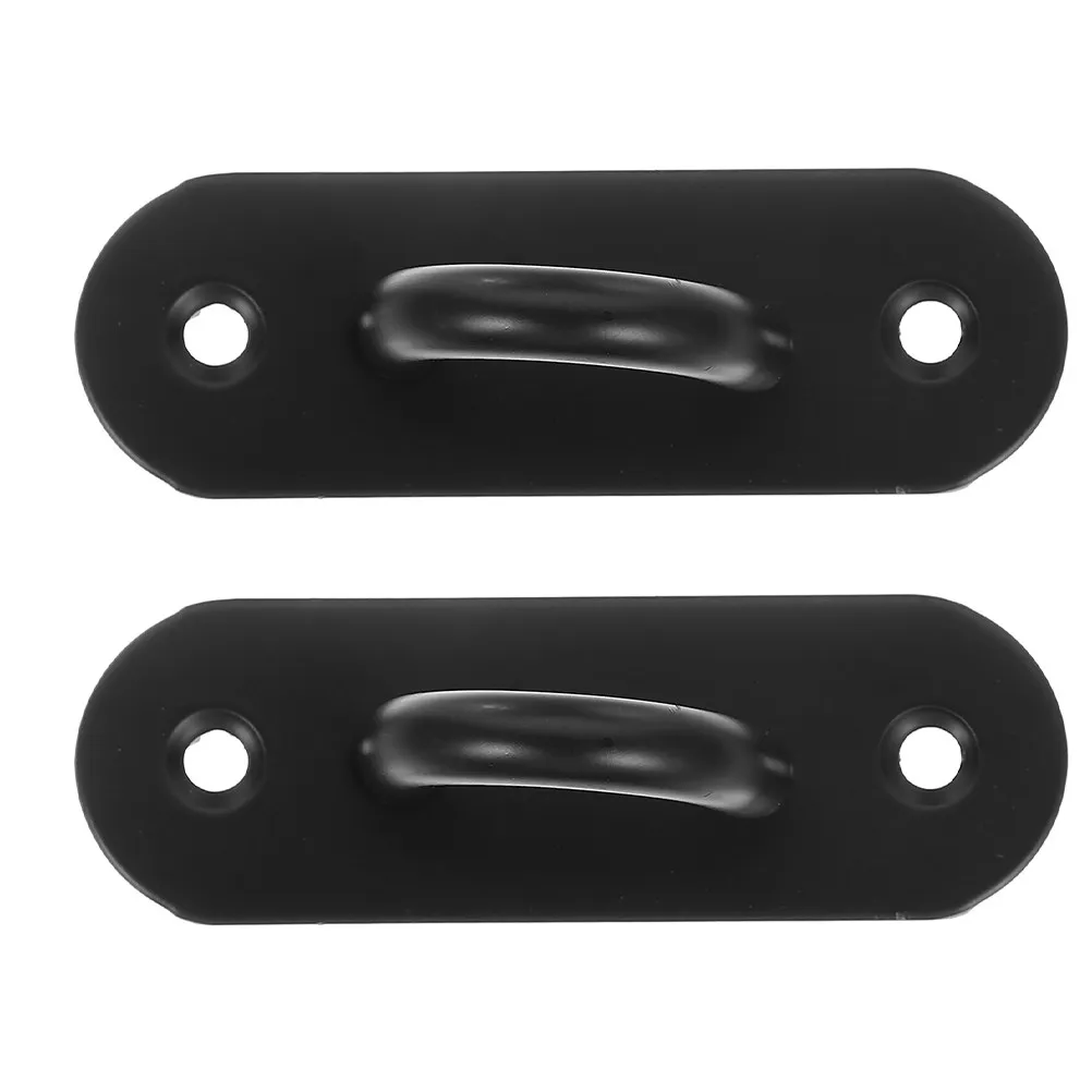 2Pcs Wall Mount Exercise Strap Anchors Stainless Steel Sturdy Hooks Gym Ceiling Hangers Resistance Band Heavy Duty Anchors