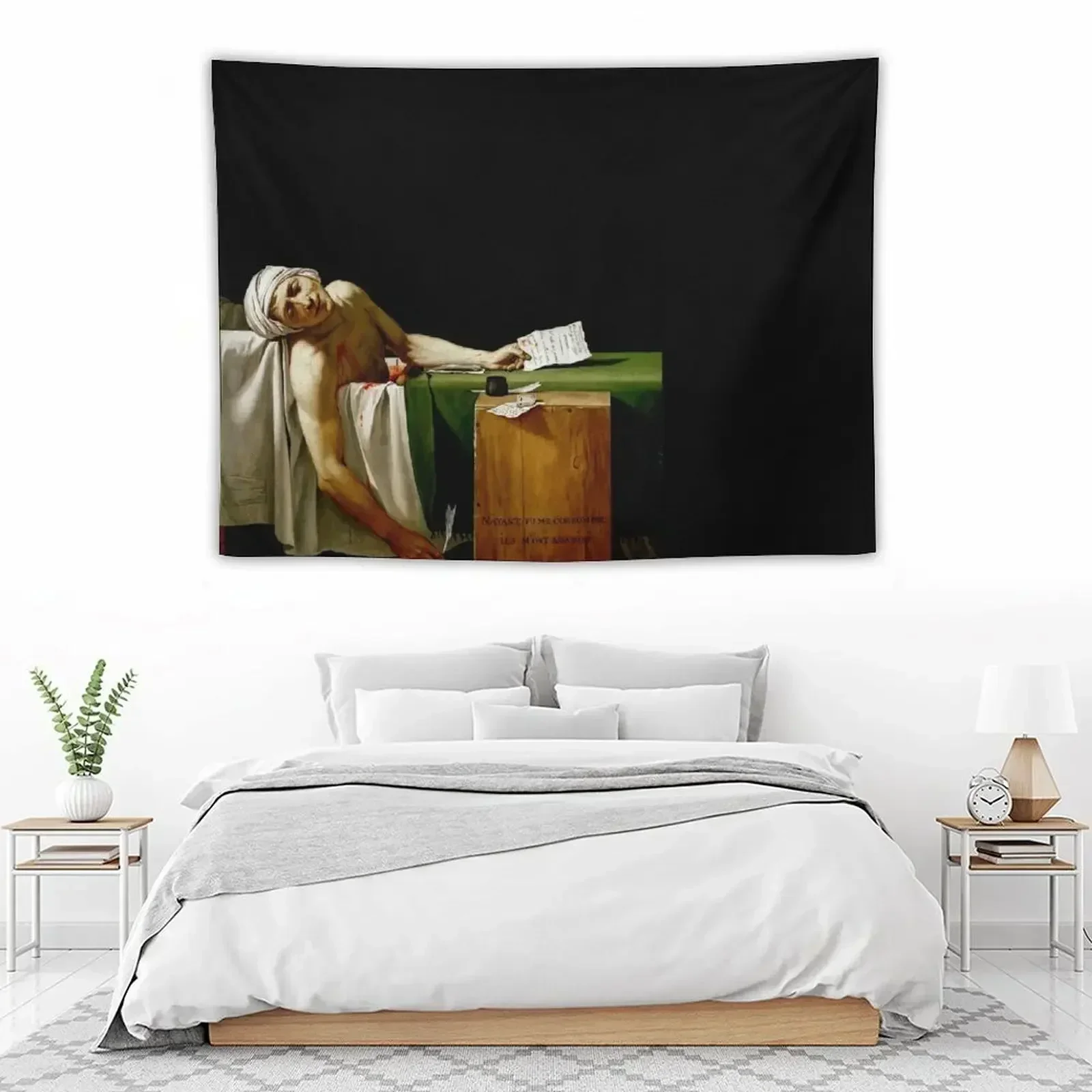 

The Death of Marat (no background) Tapestry For Bedroom Decor For Bedroom Bedrooms Decor Room Decoration Aesthetic Tapestry
