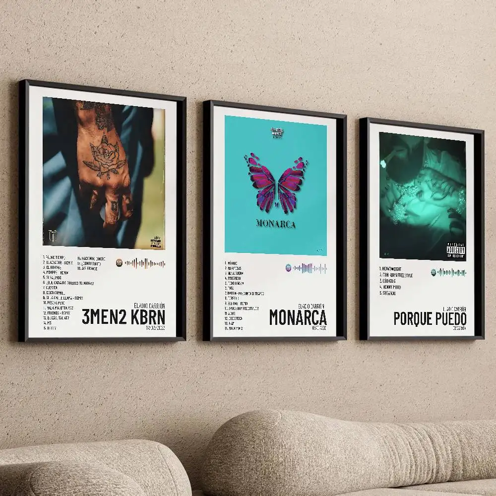 Póster de Eladio Carrion, arte autoadhesivo, pegatina de papel impermeable, cafetería, Bar y habitación