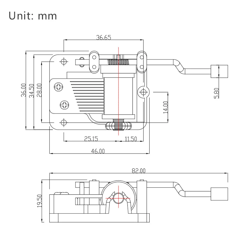 Handgekurbelte Spieluhr Bewegung Metall Rocker Mini Diy Geschenk Musik mechanische dekorative Sammlerstücke für Freundin Freundin – Detail 2