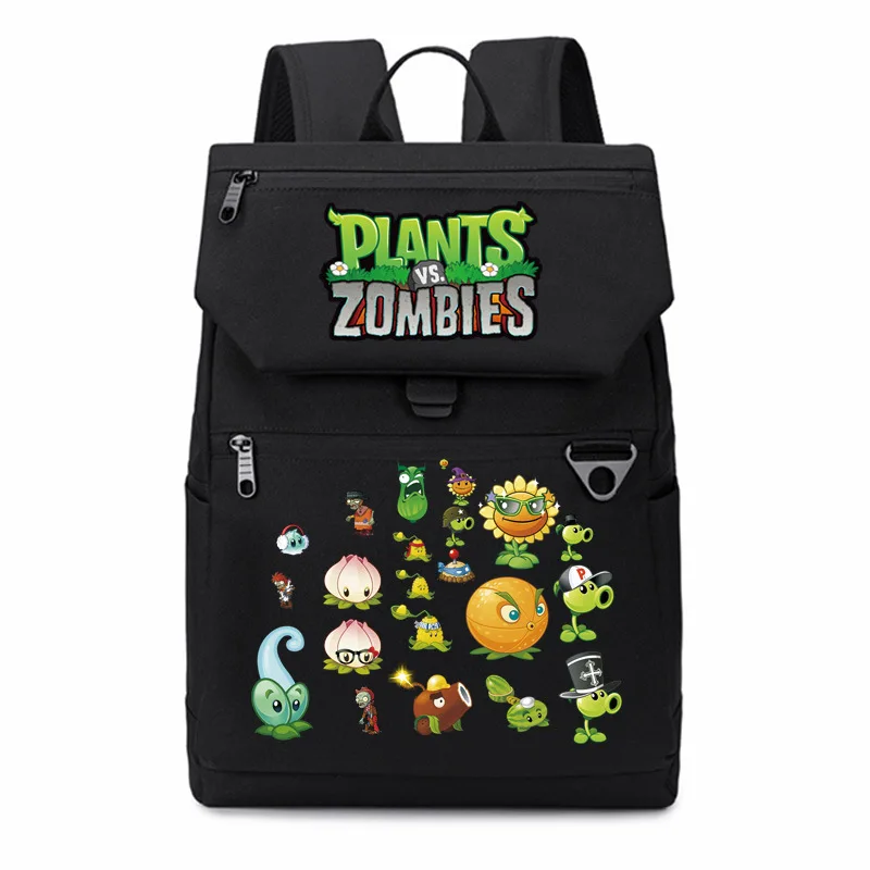 Plants Vs. Zombies 게임 주변 책가방, 벌집 모양 통기성, 심플한 대용량 배낭 선물, 어린이를 위한 편안한 선물