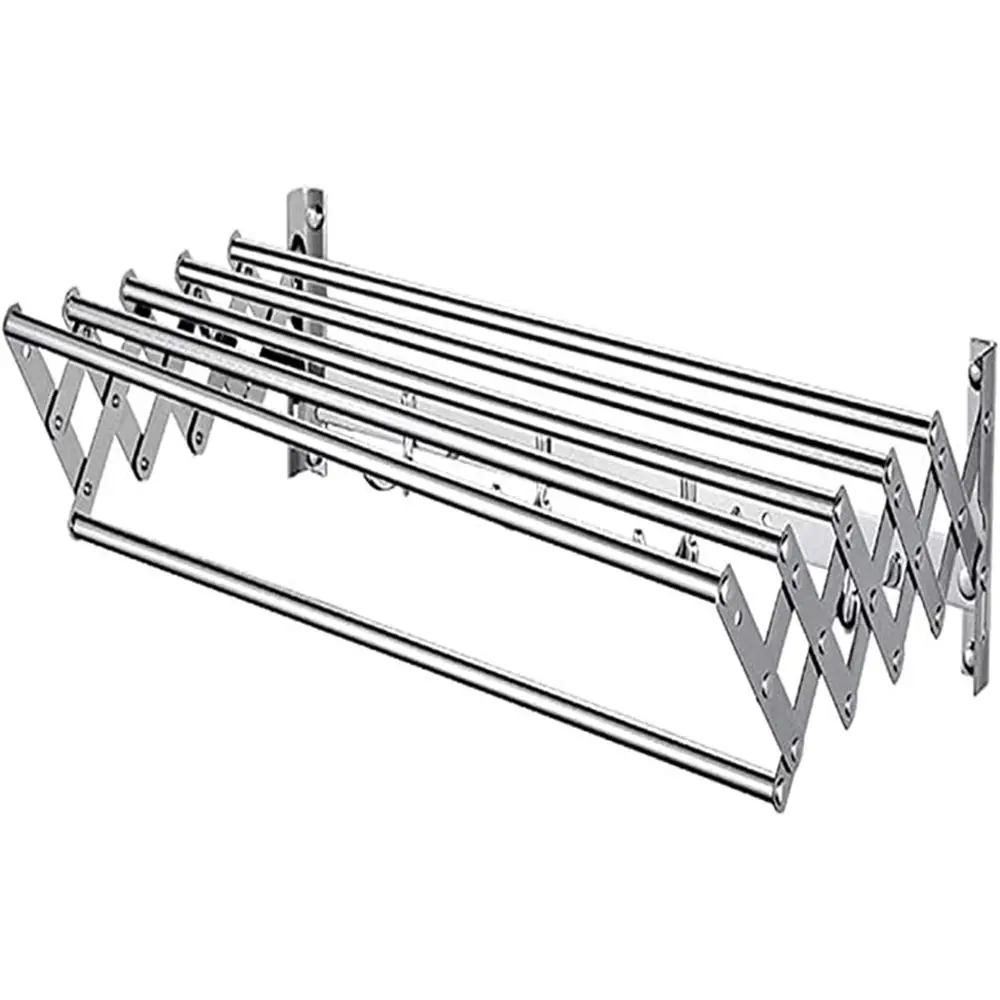 

Внутренняя/наружная выдвижная настенная сушилка для одежды, вешалка для полотенец 40 см, линия для стирки