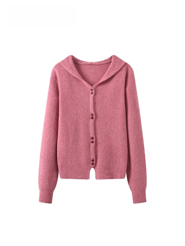 

Французская трикотажная длинная толстовка с капюшоном размера плюс, женская осенняя одежда, свитер для похудения с мясным покрытием, полиэфирное волокно