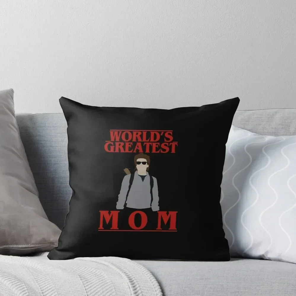 Steve Harrington - World's greatest mom Throw Pillow luxury decor Pillowcase Cushion pillow