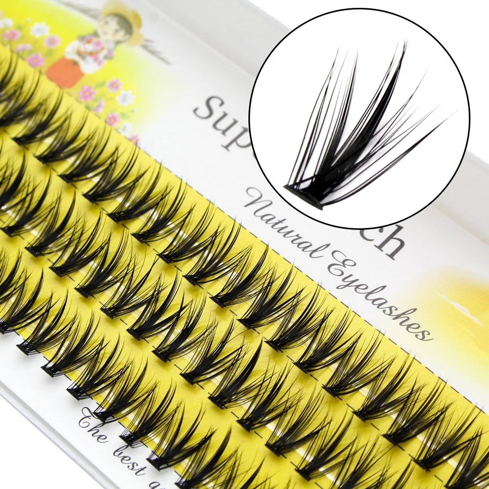Super Bunch 20D/30D/40D/50D 60 Bundles Mink Eyelashes Extension Natural Volume Fake Lashes Individual Cluster Makeup Tools Cilia