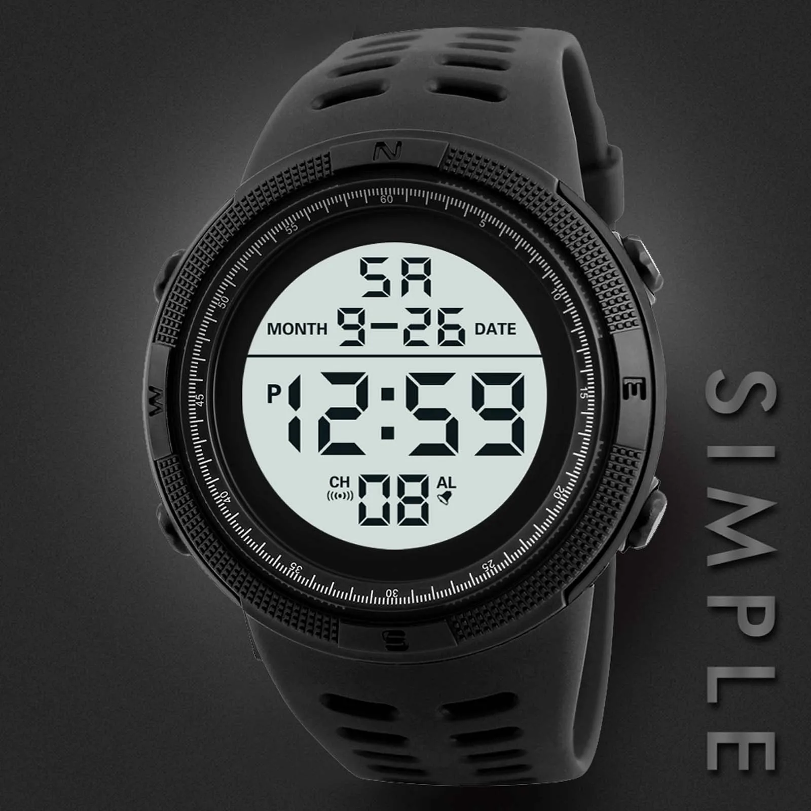 Honhx Luxury Mens Digital Led Watch Date Sport Men Outdoor Electronic Watch For Men Erkek Kol Saati Relógios часы мужские наручн