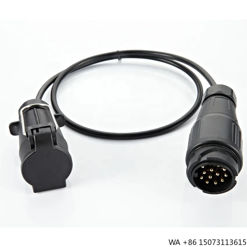 アダプターケーブルアタッチメント-13ピンプラグ-7ピン-13ピンプラグを7ウェイカーアウトレットのアダプターに接続できます