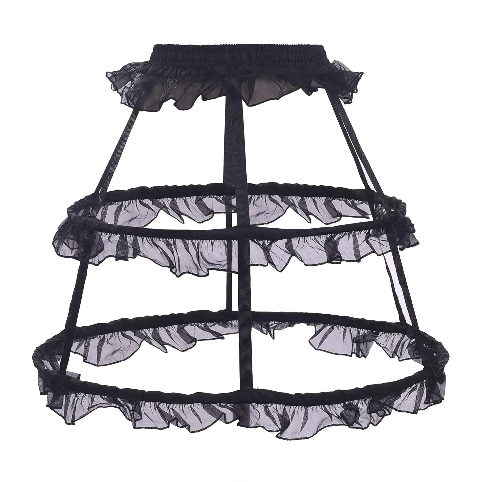 Hot Selling 2 Hoops Rok Lolita Meisjes Crinoline Petticoat Kostuum Cosplay Trouwjurk Onderrok voor Vrouwen