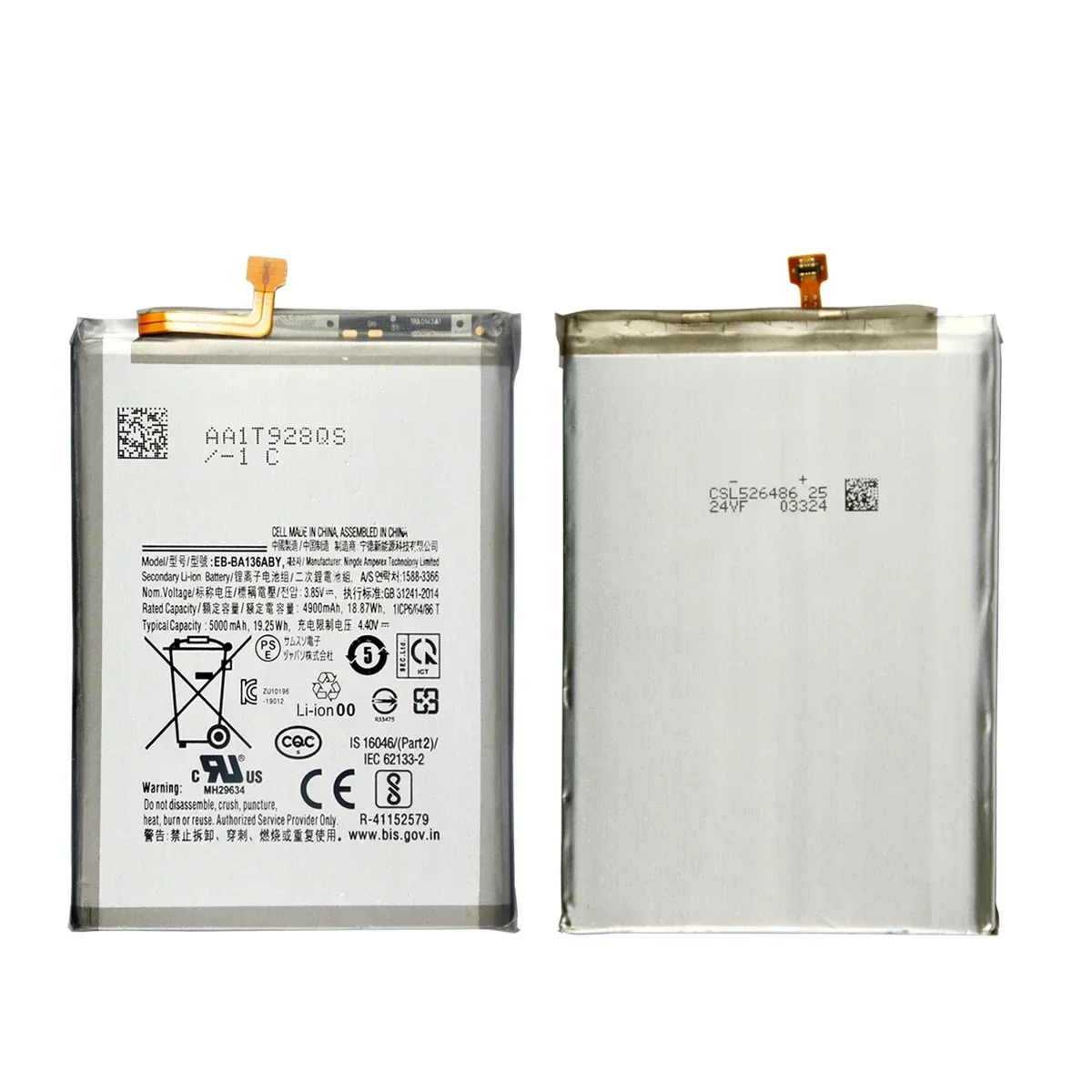 العلامة التجارية الجديدة EB-BA136ABY 5000mAh بطارية بديلة عالية الجودة لهاتف سامسونج جالاكسي A13 5G