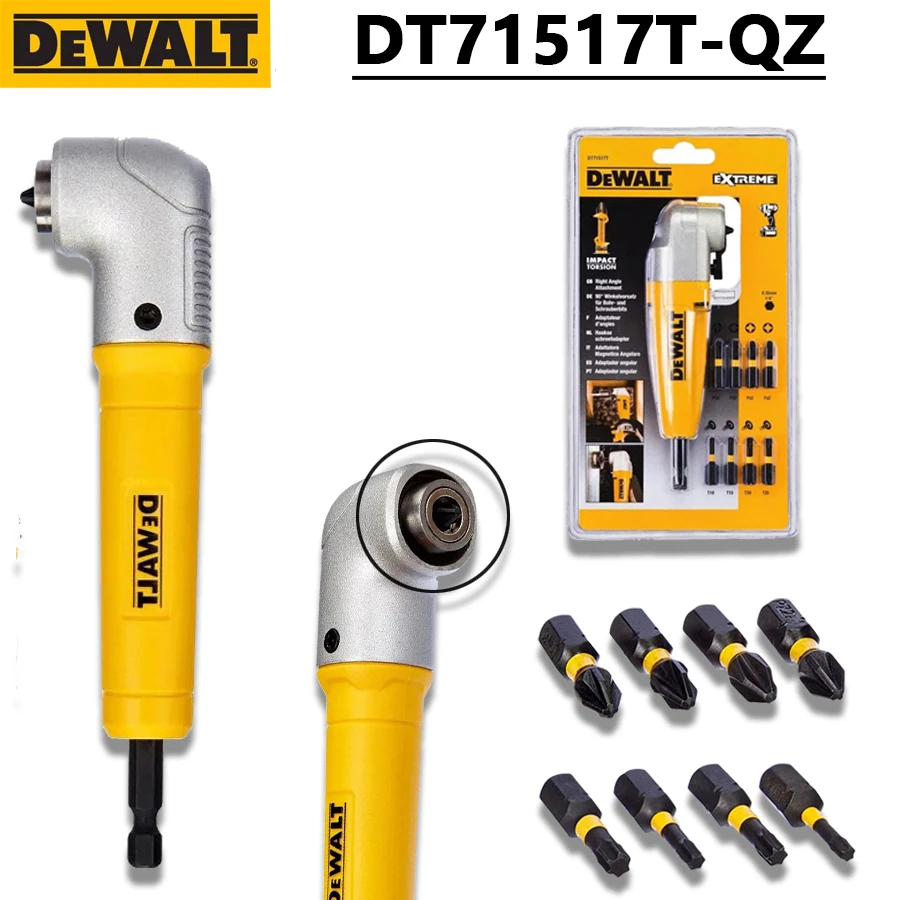 Imagem -02 - Dewalt Dt71517t-qz Dwara120 90 ° Acessórios para Ferramentas Elétricas de Driver Impact Ready de Fixação em Ângulo Reto