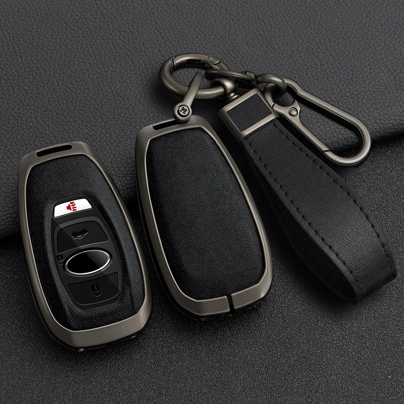 

Car key case cover for Subaru BRZ XV SV Forester Legacy Outback Crosstrek Impreza WRX FOB Shell keychain accessories